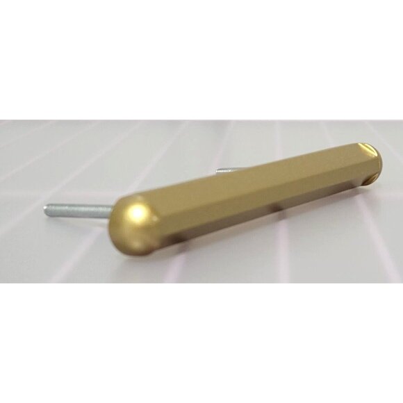 Brass Finish Decorative Door Drawer Handle & Hardware Set 4.75" Length - Picture 1 of 6